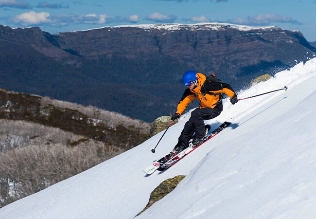 Backcountry Snowshoeing Skiing and Snowboarding at Mt Stirling